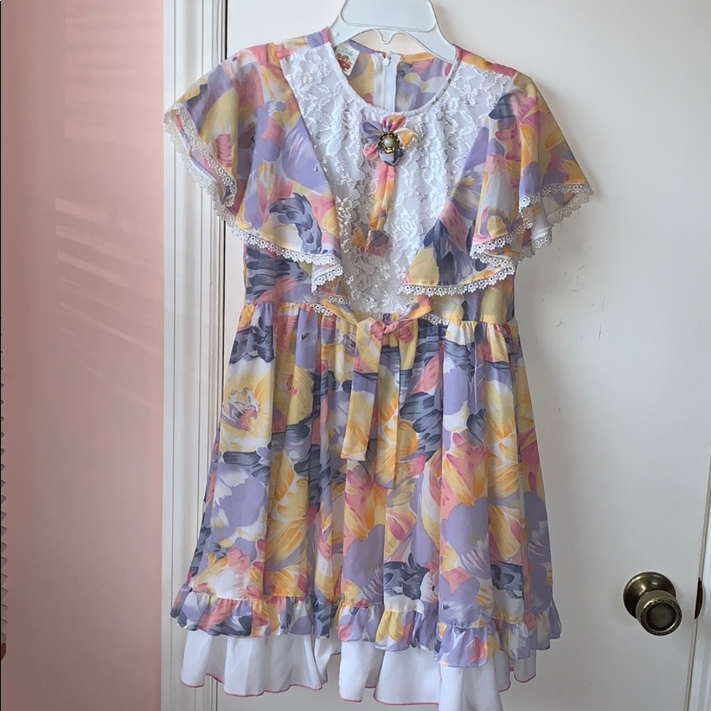 Girls floral dress